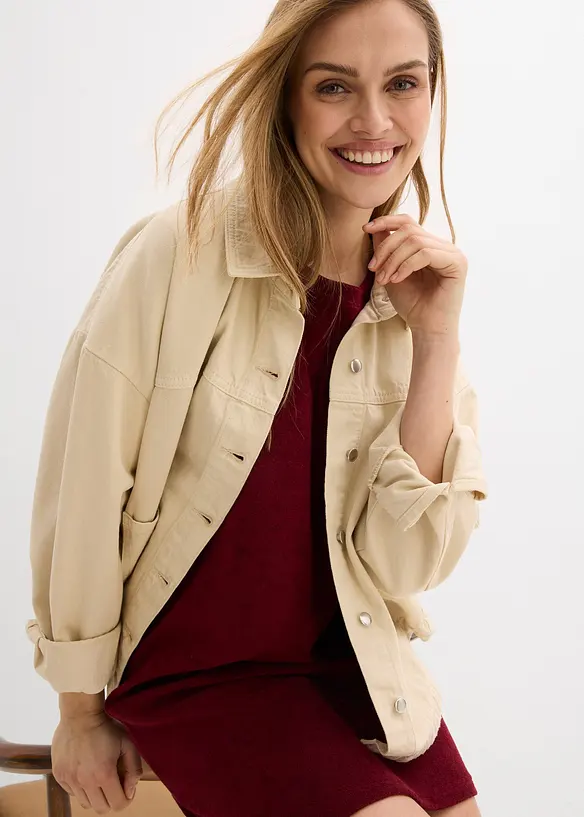 Robe en jersey &eacute;ponge, bonprix