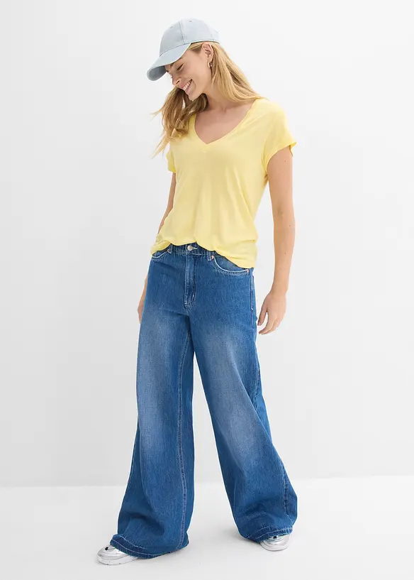 T-shirt en viscose douce, bonprix