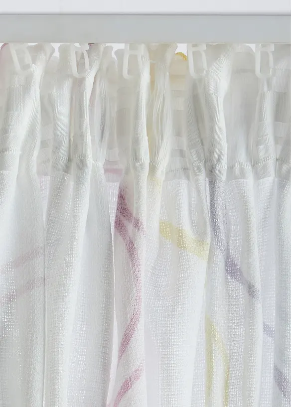 Rideau &agrave; imprim&eacute; ondulations (1&nbsp;pce), bonprix