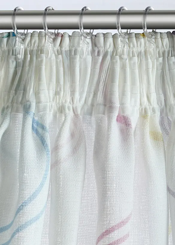 Rideau &agrave; imprim&eacute; ondulations (1&nbsp;pce), bonprix