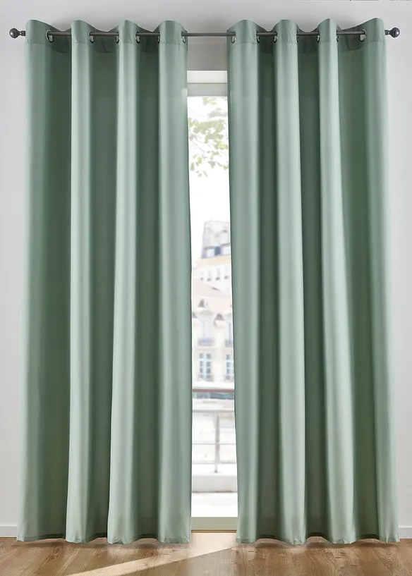 Rideau en microfibre (2&nbsp;pces), bonprix