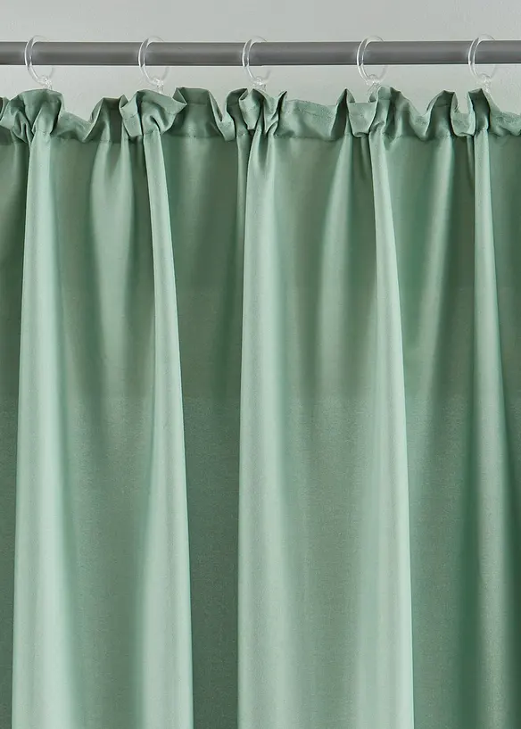 Lot de 2 rideaux en microfibre, bonprix