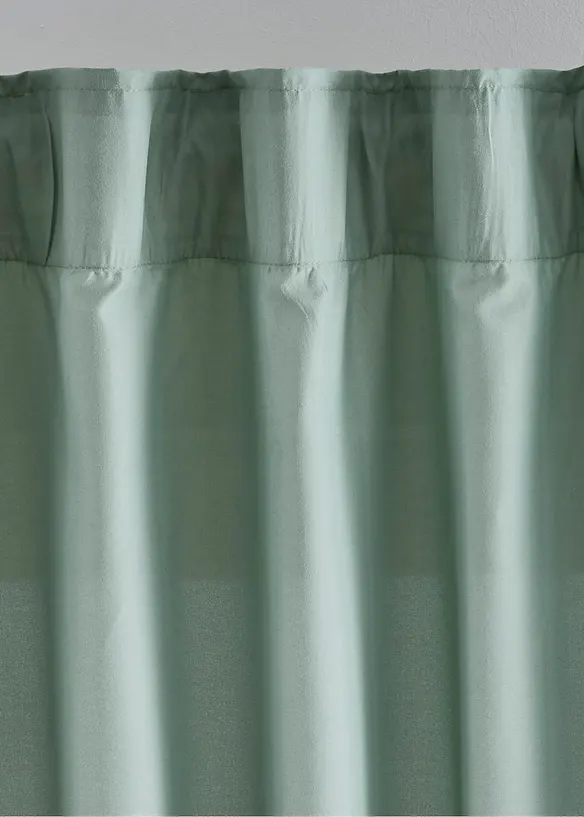 Lot de 2 rideaux en microfibre, bonprix