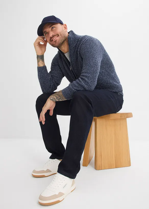 Jean extensible classique, fusel&eacute;, bonprix