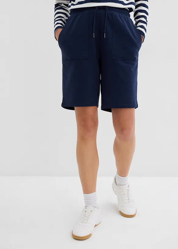 Short sweat avec poches, bonprix