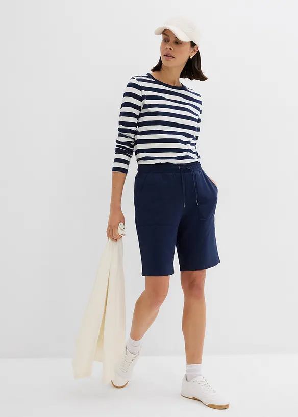 Short sweat avec poches, bonprix