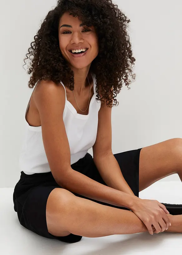 Short sweat avec poches, bonprix