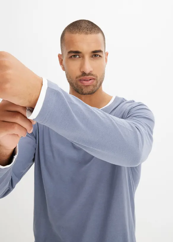 T-shirts manches longues, style 2en1, bonprix