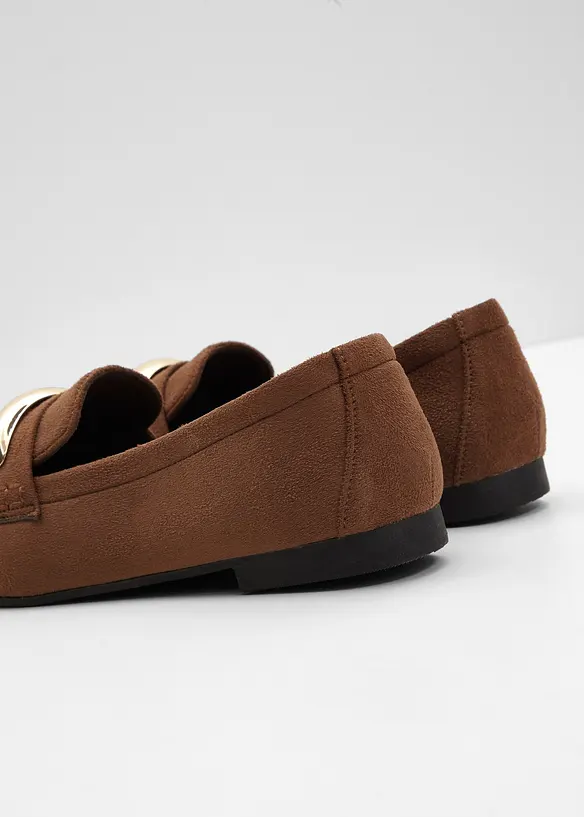 Mocassins aux d&eacute;tails m&eacute;talliques, bonprix