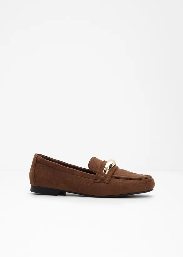 Mocassins aux d&eacute;tails m&eacute;talliques, bonprix