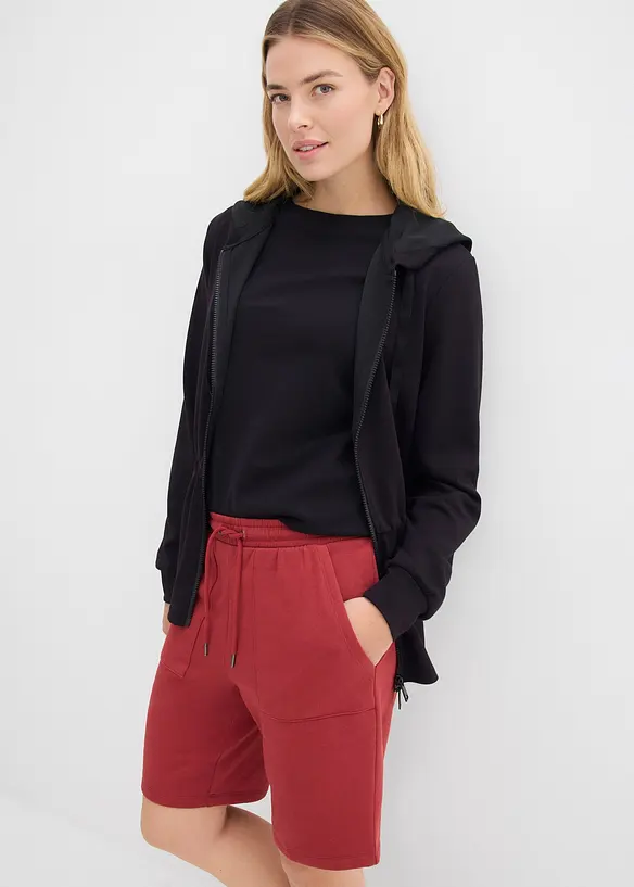 Short sweat avec poches, bonprix