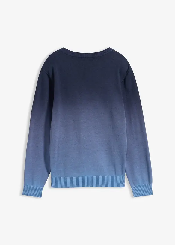 Pull en fine maille effet ombr&eacute;, bonprix