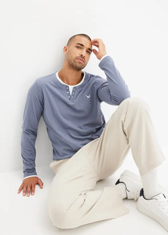 T-shirts manches longues, style 2en1, bonprix