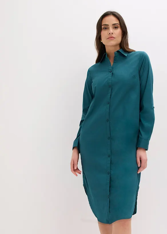 Robe-chemise en popeline de coton, bonprix