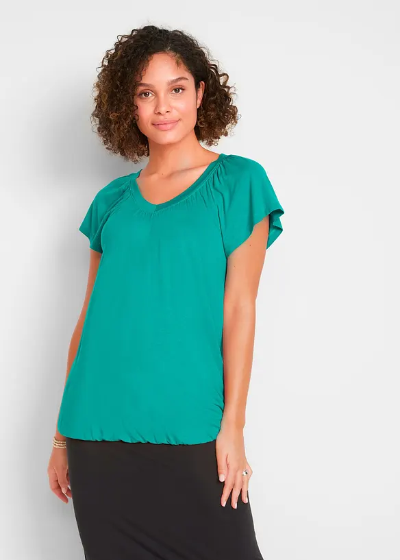 T-shirt en viscose extensible, bonprix