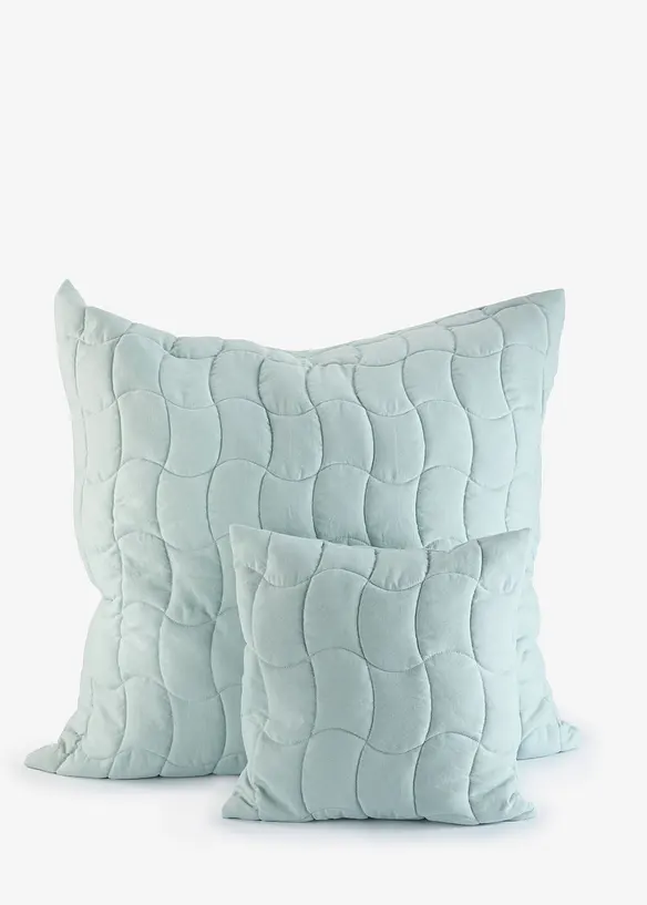 Lot de 2&nbsp;housses de coussin &agrave; surpiq&ucirc;re moderne, bonprix