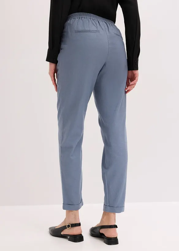Pantalon en lin m&eacute;lang&eacute;, bonprix