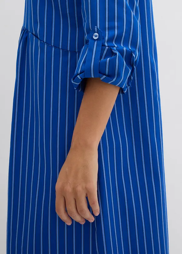 Robe &agrave; col chemise, 100% coton, bonprix