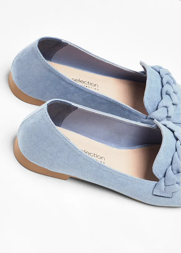 Mocassins &agrave; d&eacute;tail tress&eacute;, bonprix