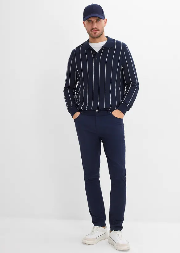 Pantalon fusel&eacute; extensible &agrave; taille &eacute;lastiqu&eacute;e, regular, bonprix