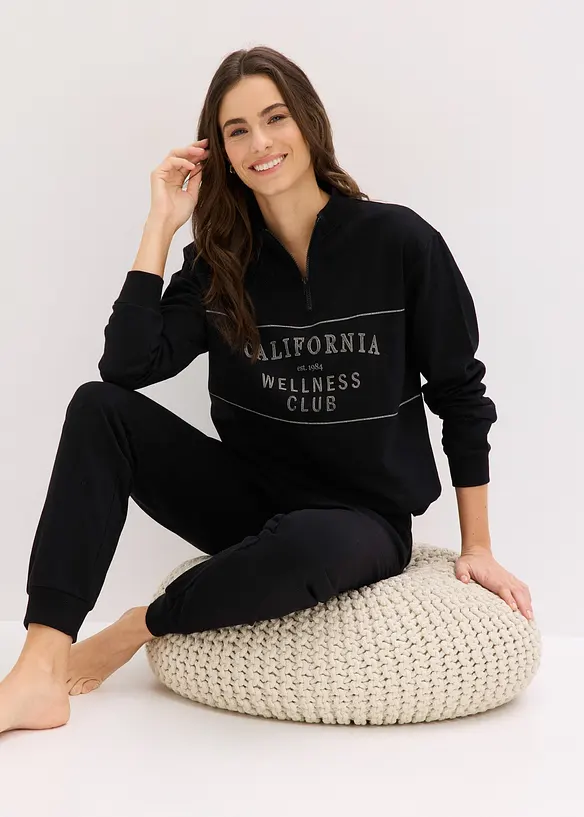 Tenue d&rsquo;int&eacute;rieur en sweat 100% coton, bonprix