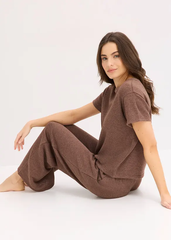 Ensemble d&rsquo;int&eacute;rieur en mati&egrave;re douce et textur&eacute;e, bonprix