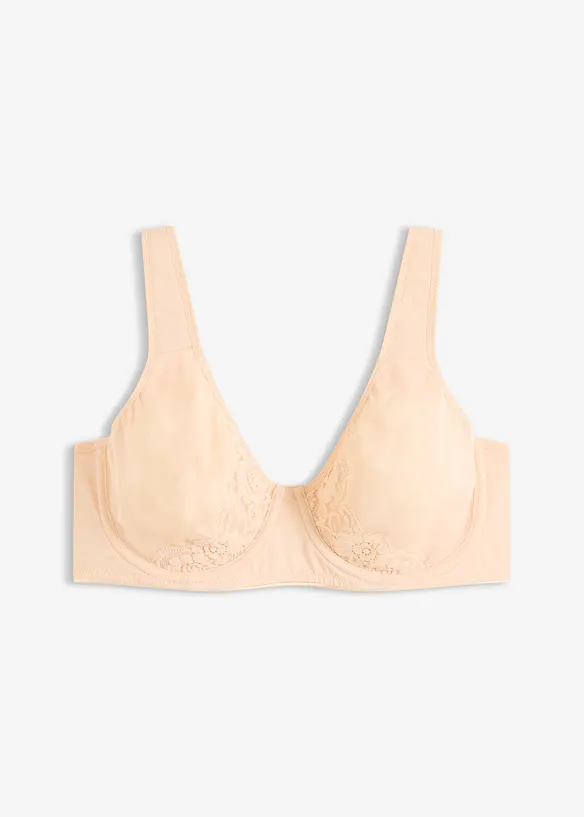Soutien-gorge minimiseur &agrave; bretelles rembourr&eacute;es, bonprix