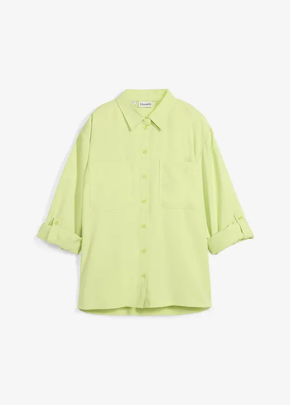 Chemisier fluide en viscose m&eacute;lang&eacute;e, bonprix