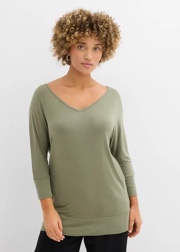 T-shirt oversize en viscose fluide, bonprix