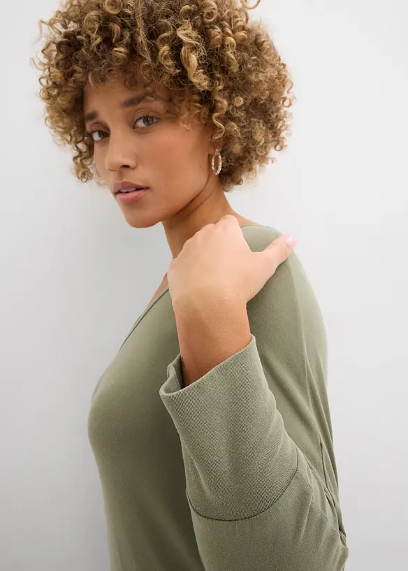 T-shirt oversize en viscose fluide, bonprix