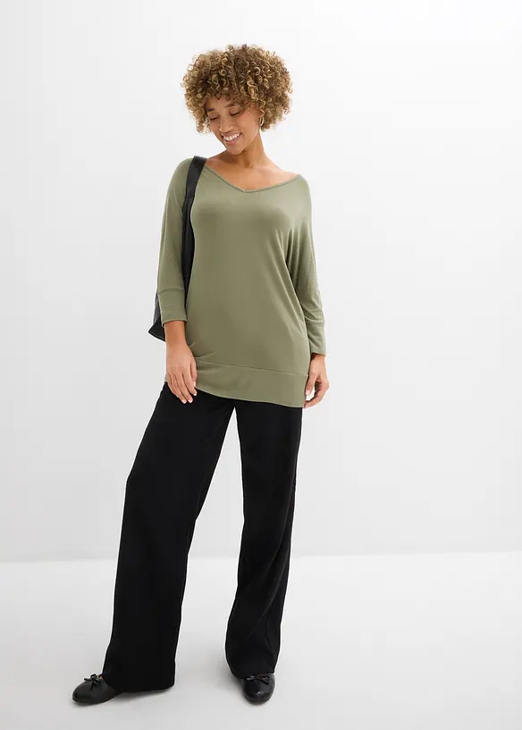 T-shirt oversize en viscose fluide, bonprix