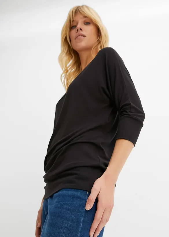 T-shirt oversize en viscose fluide, bonprix
