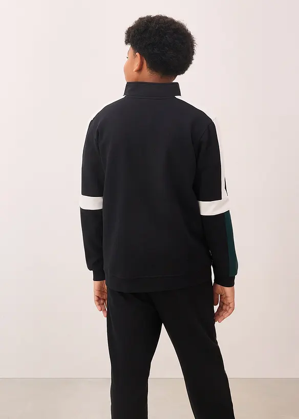 Sweat zipp&eacute; 100% coton, bonprix