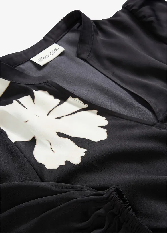 Blouse en mousseline imprim&eacute;e, bonprix