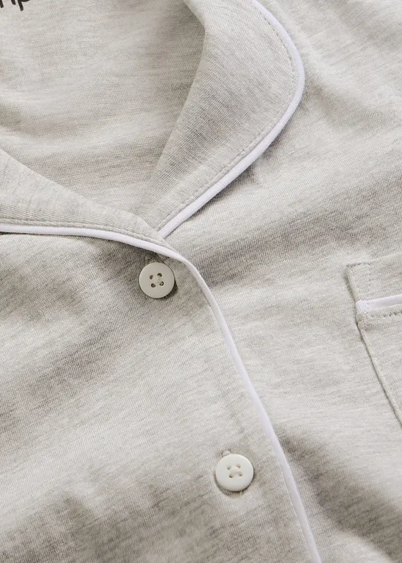 Chemise de nuit courte 100% coton, bonprix