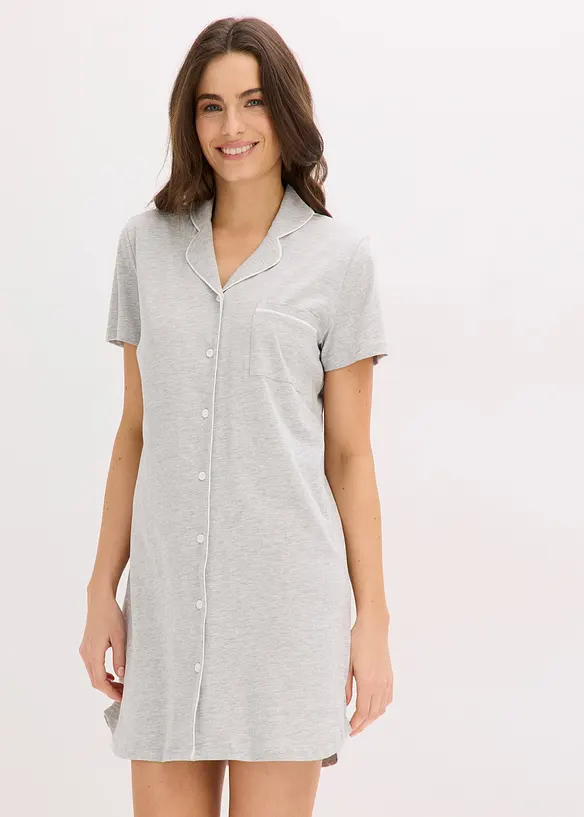 Chemise de nuit courte 100% coton, bonprix