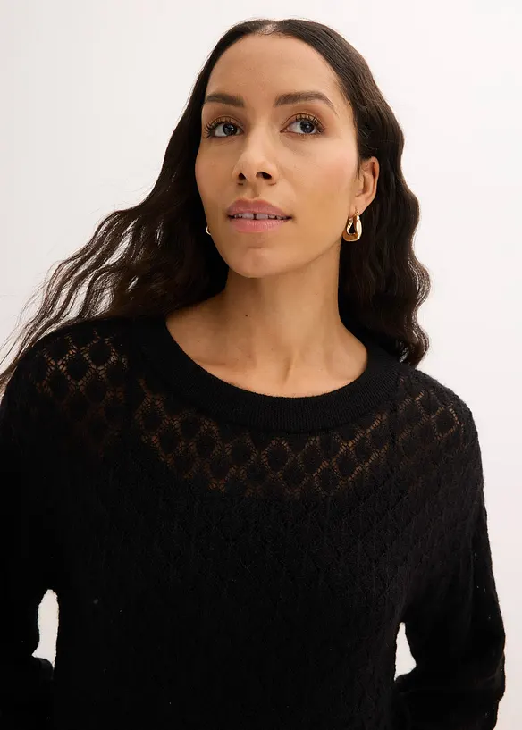 Pull ajour&eacute;, bonprix