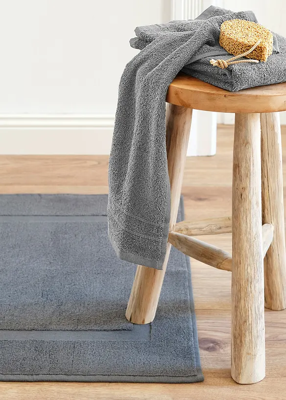 Lot de 2 tapis de bain h&ocirc;tel, bonprix