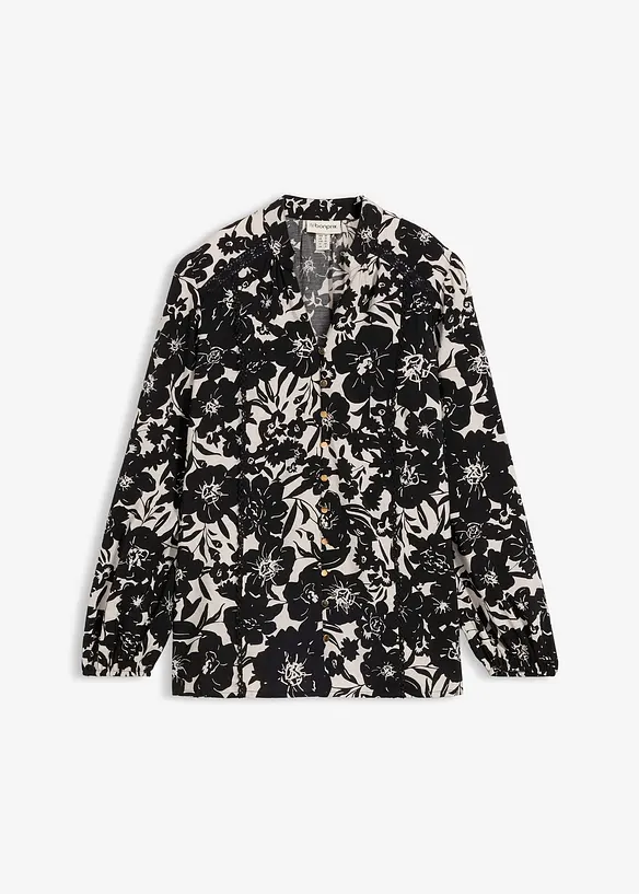 Blouse &agrave; rubans de dentelle, bonprix