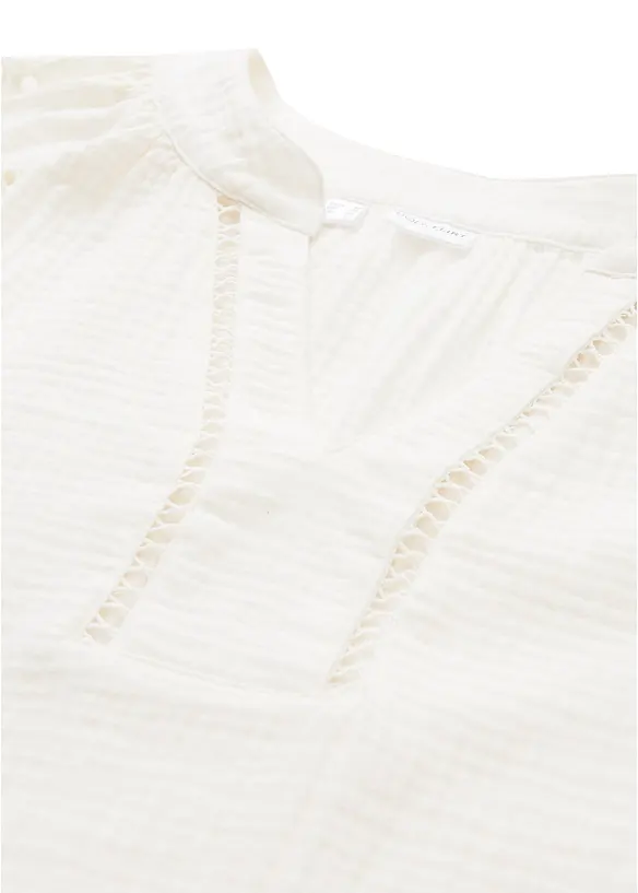 Tunique a&eacute;rienne en gaze de coton, bonprix