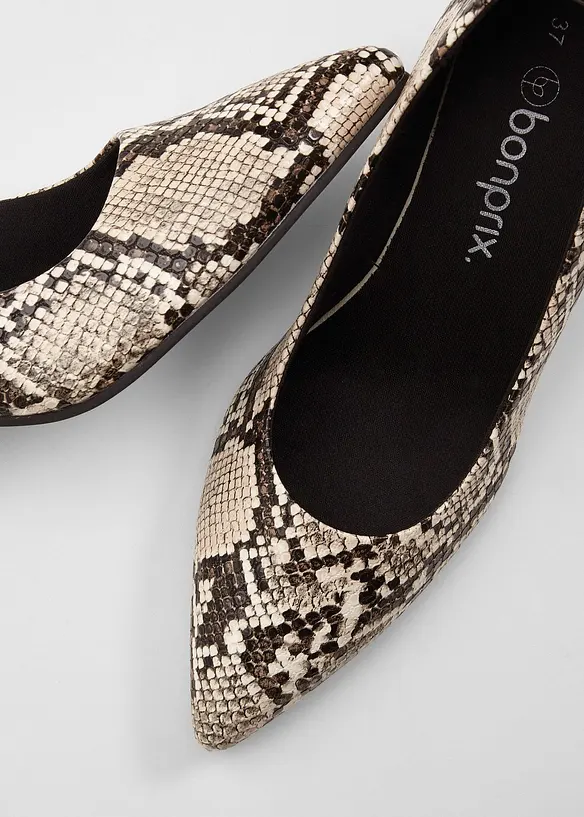 Escarpins, style animalier, bonprix