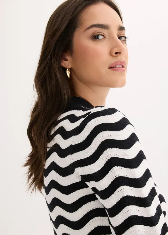 Robe en maille 100% coton, bonprix