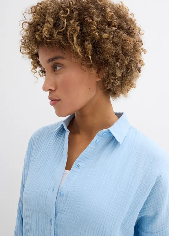 Chemisier ample, effet used, bonprix