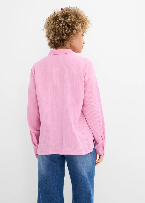 Chemisier ample, effet used, bonprix