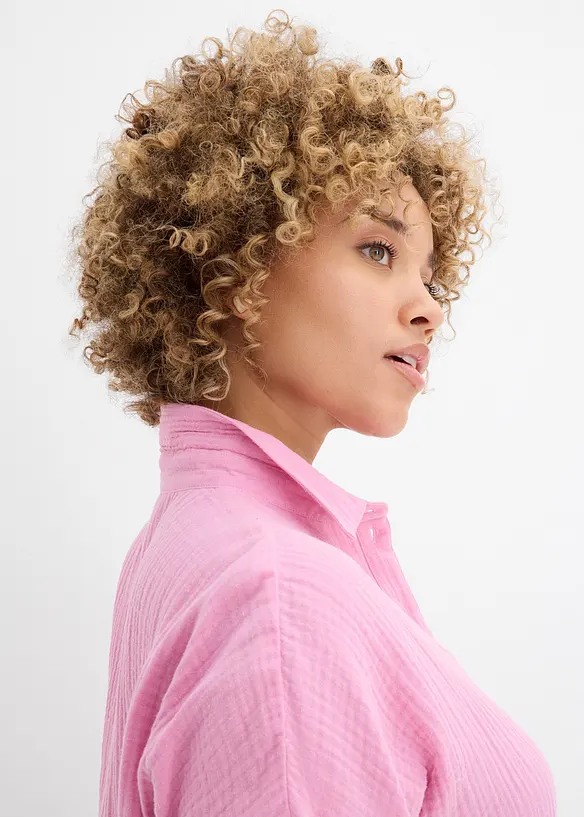 Chemisier ample, effet used, bonprix