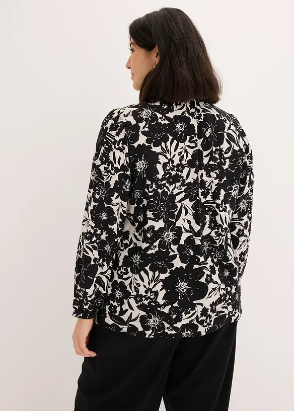 Blouse &agrave; rubans de dentelle, bonprix