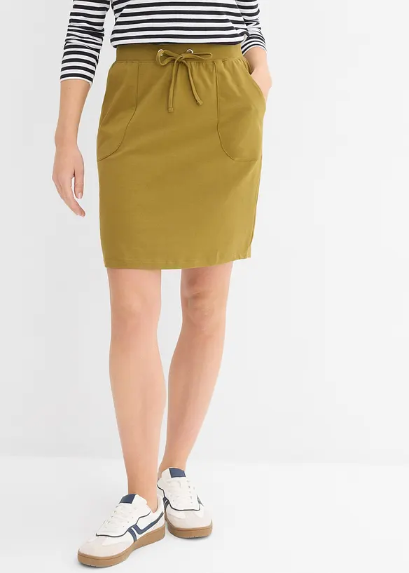 Jupe extensible en coton, bonprix