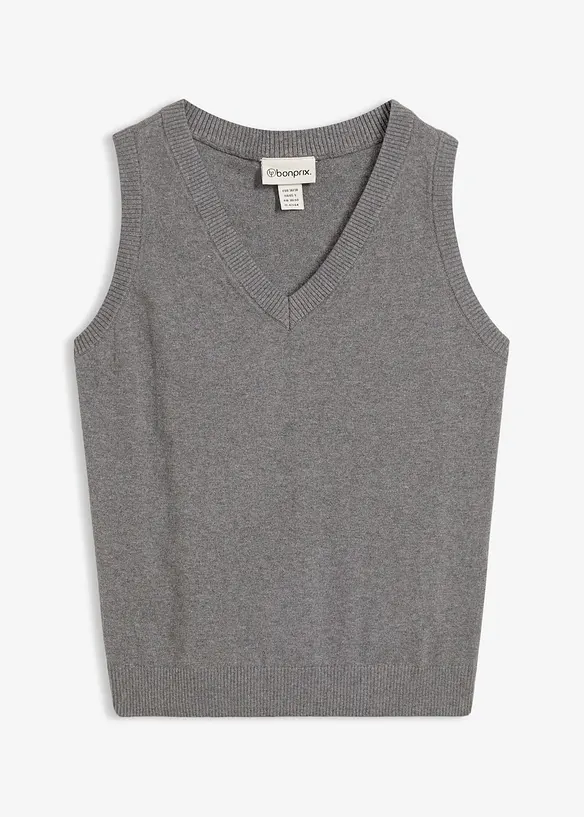 Pull sans manches 100% coton, bonprix