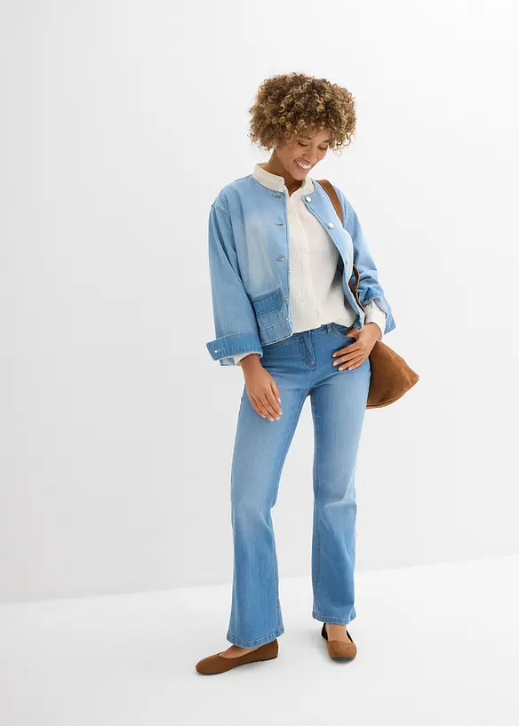 Chemisier long en gaze de coton, bonprix