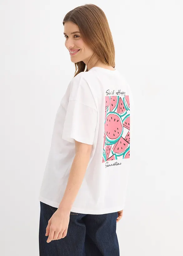 T-shirt oversize 100% coton, bonprix